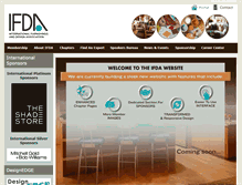 Tablet Screenshot of ifda.com